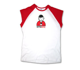 White/Red Happy 
EmoEric Baby Doll T
